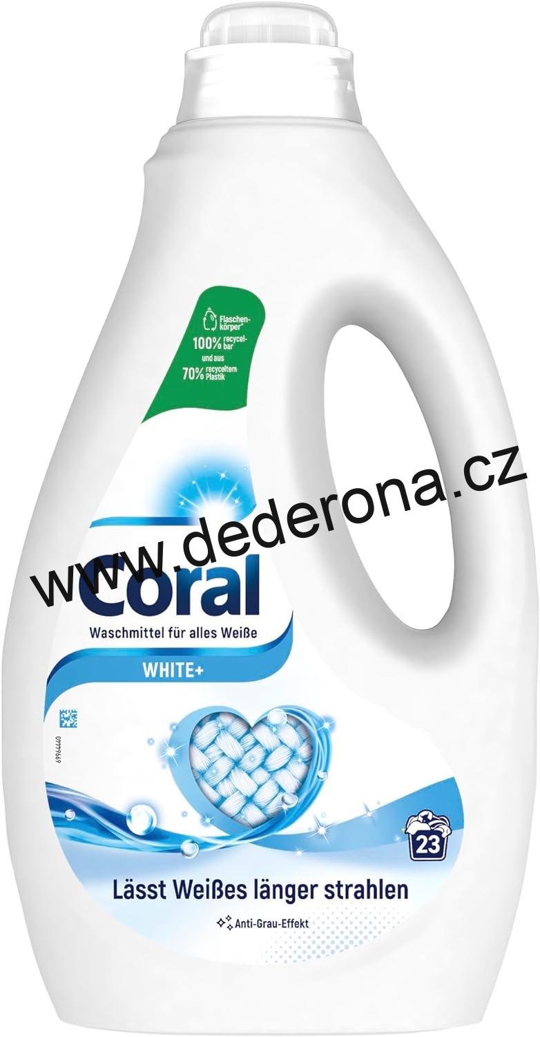 CORAL - Prací GEL BÍLÉ PRÁDLO 23 dávek - Německo!