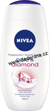 Nivea - Sprchový gel 250ml CARE & DIAMOND - Německo!
