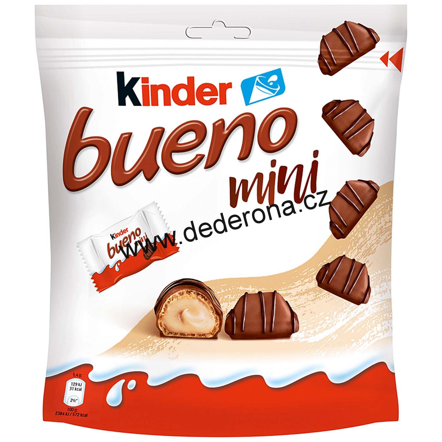 Kinder Bueno MINI čokoládové tyčinky 108g - Německo!
