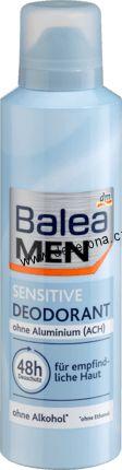 Balea MEN-Deo Spray Deodorant SENSITIVE 200ml-Německo!
