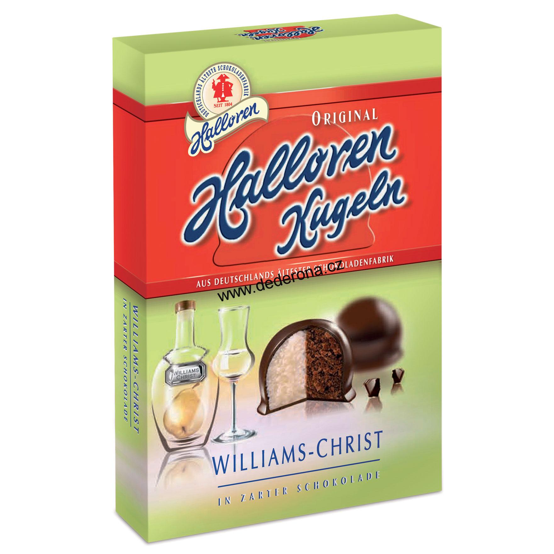 Halloren-Čokoládové kuličky WILLIAMS-CHRIST 12ks-Německo!