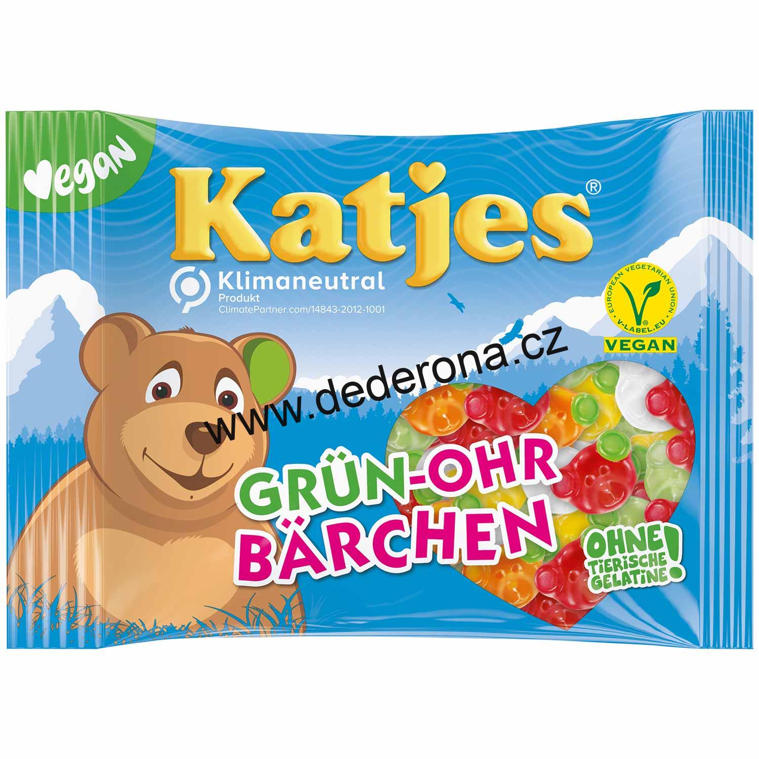 Katjes - Gumové bonbóny MEDVÍDCI 200g - Německo!