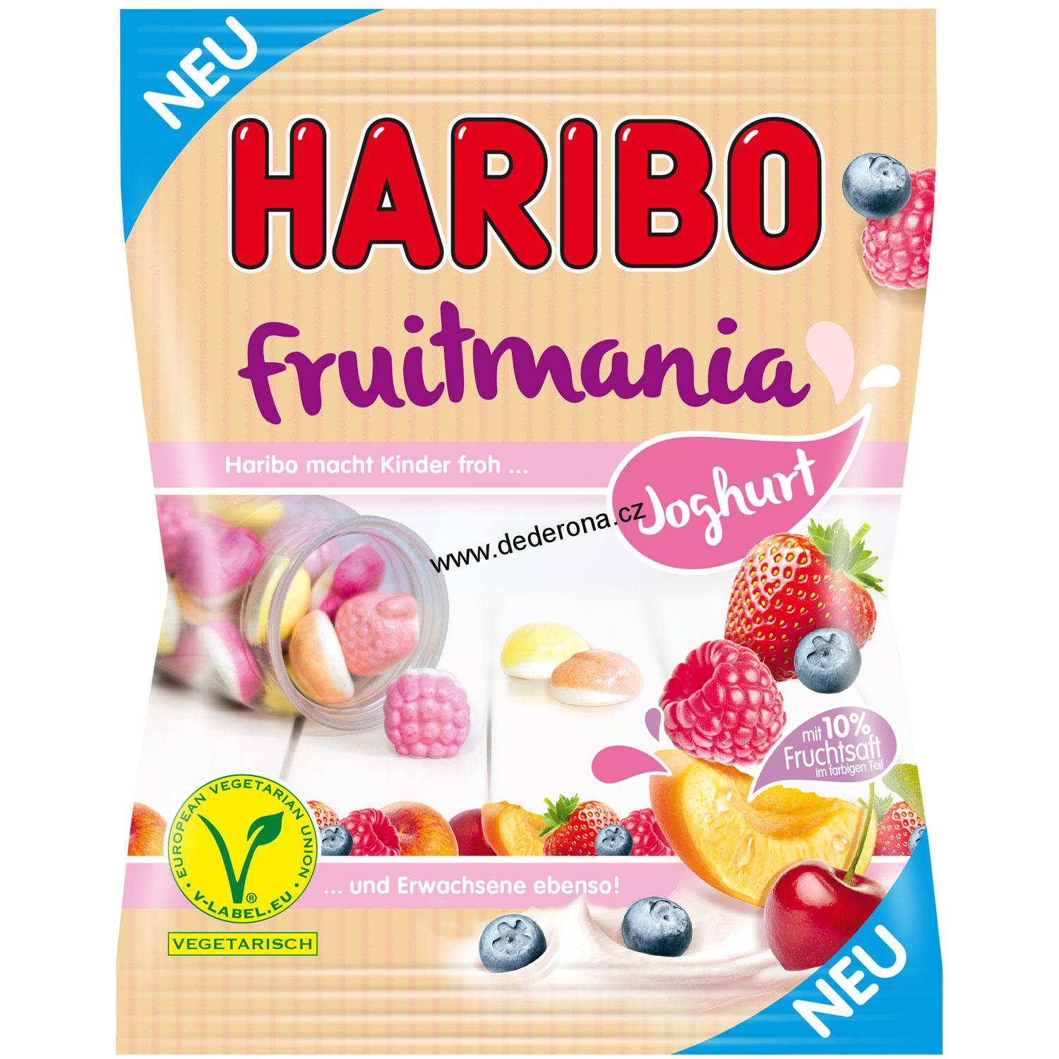 HARIBO medvídci - Fruitmania JOGURT - Německo!