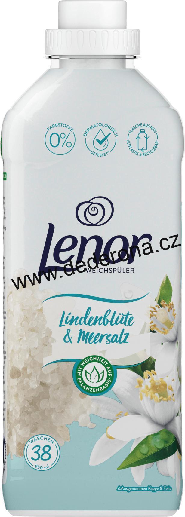 LENOR - Aviváž LIPOVÝ KVĚT a MOŘSKÁ SŮL 38 dávek - Německo!