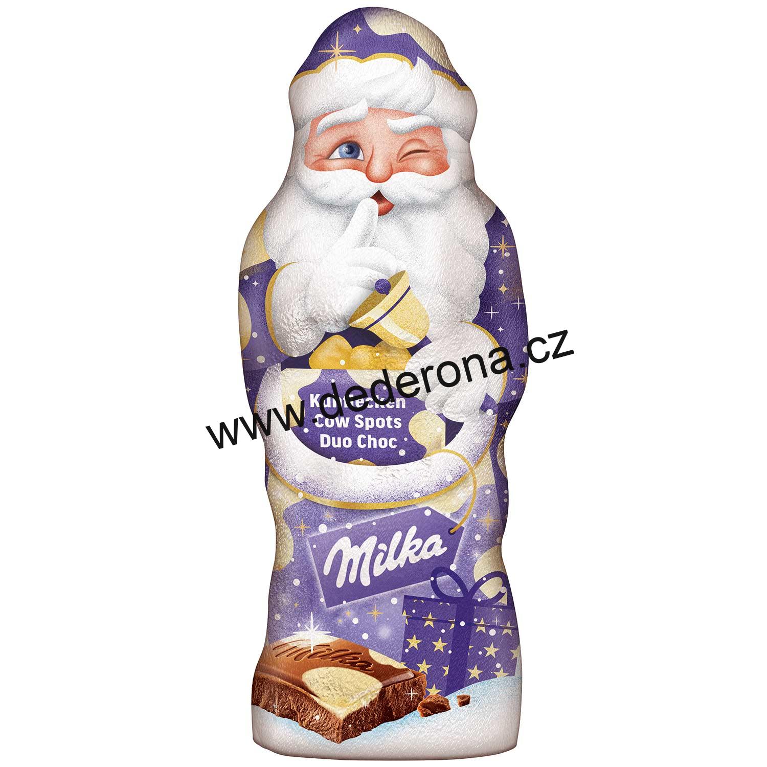 Milka - MIKULÁŠ VELKÝ s BÍLOU čokoládou 100g - Německo!