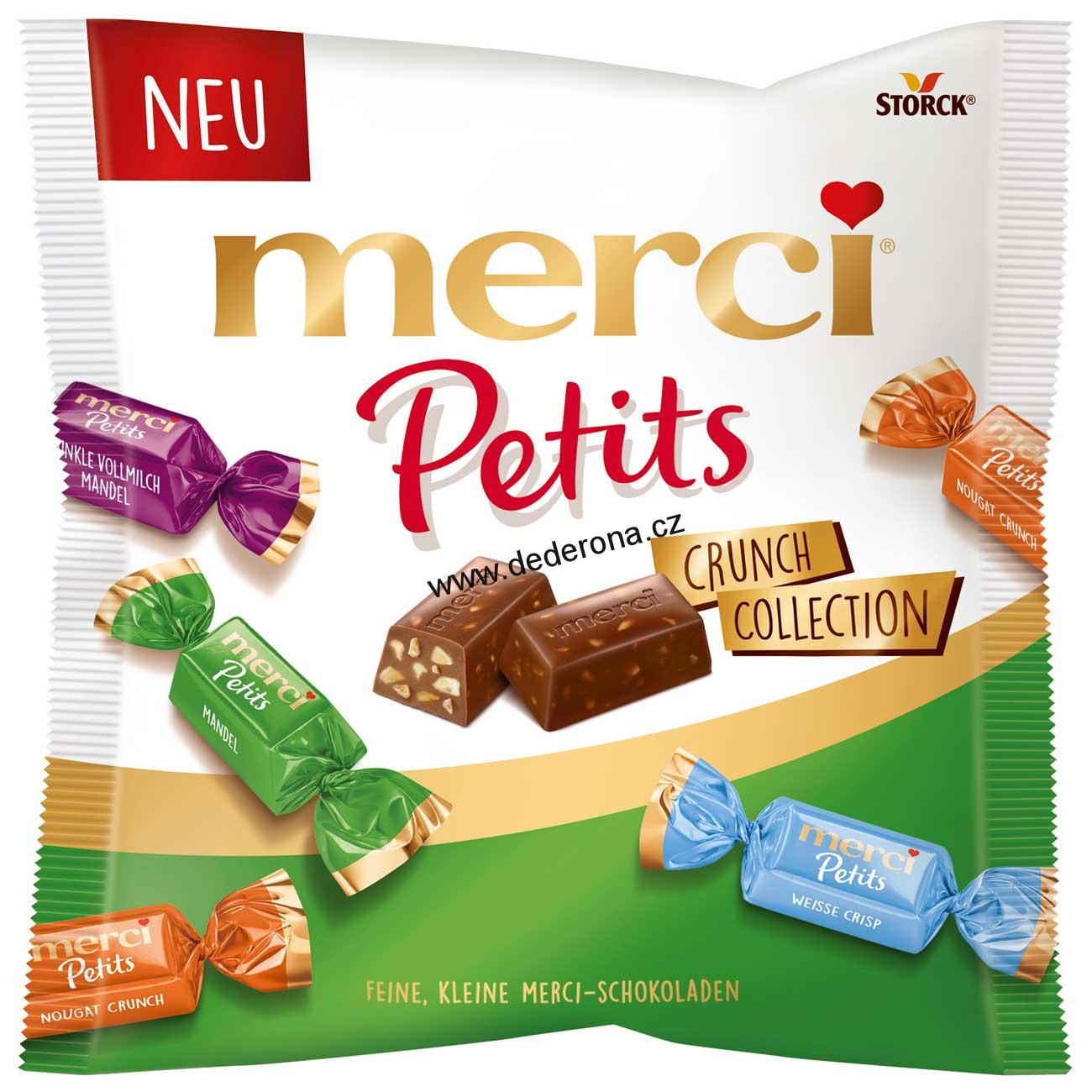 Merci Petits - Čokoládové bonbóny MIX 125g - Německo!