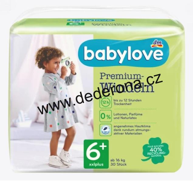 BABYLOVE - Dětské PLENKY vel. 6+, 16+ kg 30ks - Německo!