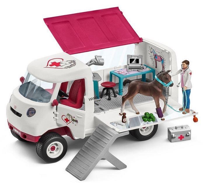 SCHLEICH - 42370 MOBILNÍ VETERINÁRNÍ KLINIKA - Německo!