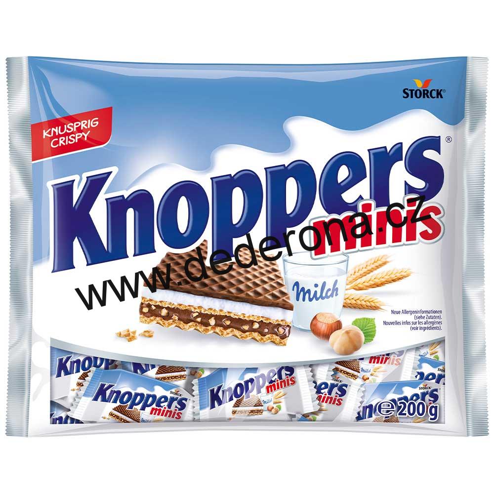 Knoppers - MINI sušenky 200g - Německo!