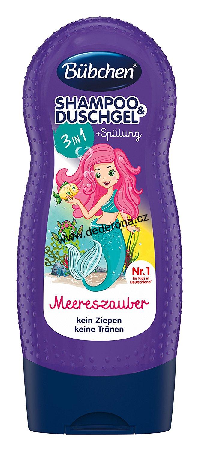 Bübchen - Sprchový gel 3v1 MOŘSKÁ PANNA - Německo!