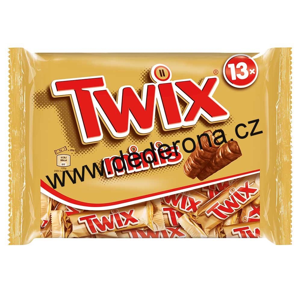 TWIX - Čokoládové MINI tyčinky 13ks, 275g - Německo!