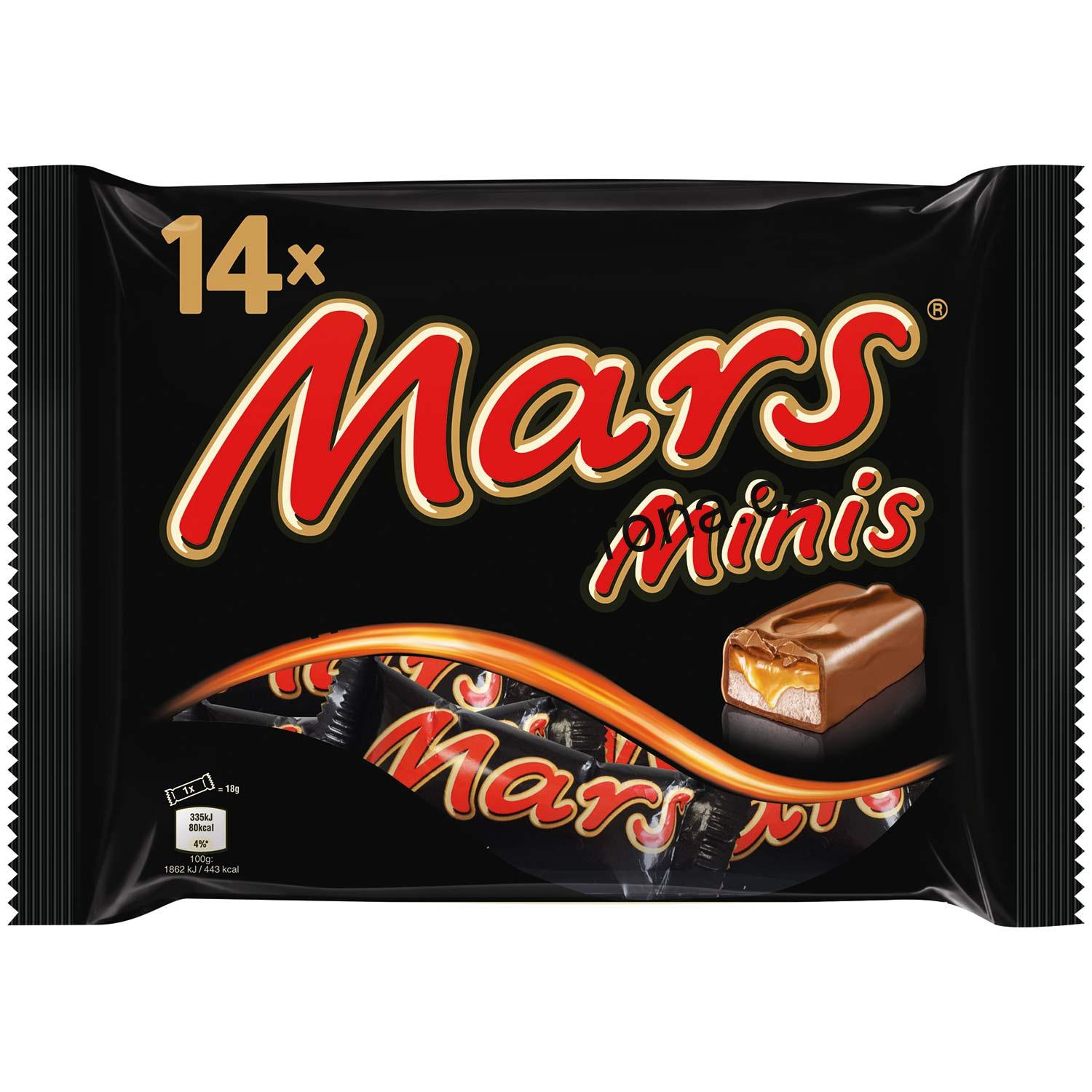MARS - Čokoládové MINI tyčinky 14ks, 275g - Německo!