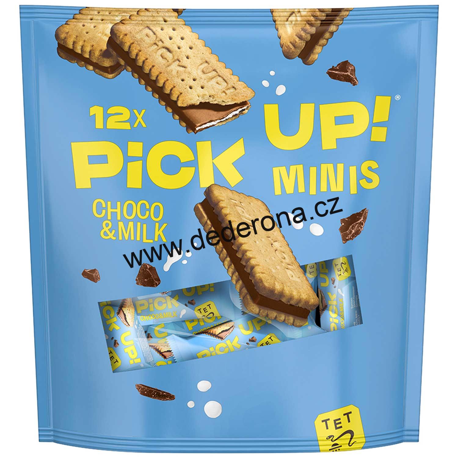 PICK UP! - Mini sušenky ČOKO/MLÉKO 127g - Německo!