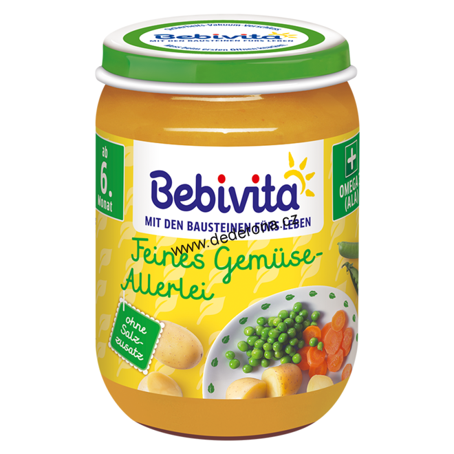 Bebivita - Zeleninový příkrm 190g 6.měsíc - Německo!