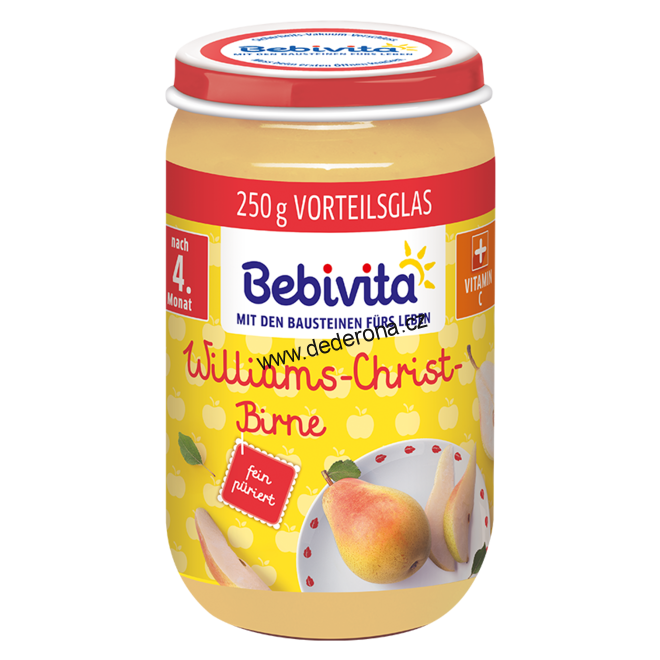 Bebivita - Ovocný příkrm 250g 4.měsíc - Německo!