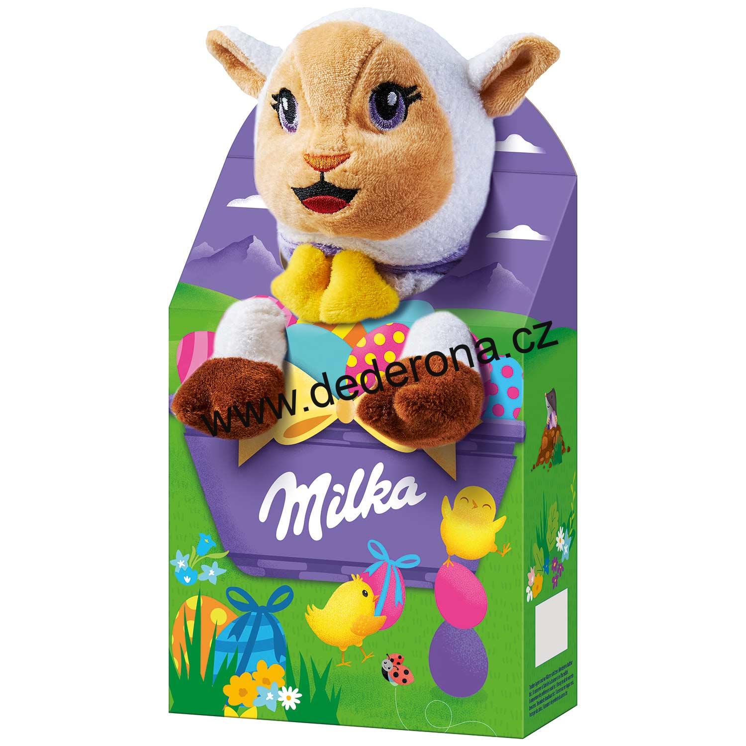 Milka - Velikonoční JEHŇÁTKO + ČOKOLÁDKY 96,6g - Německo!