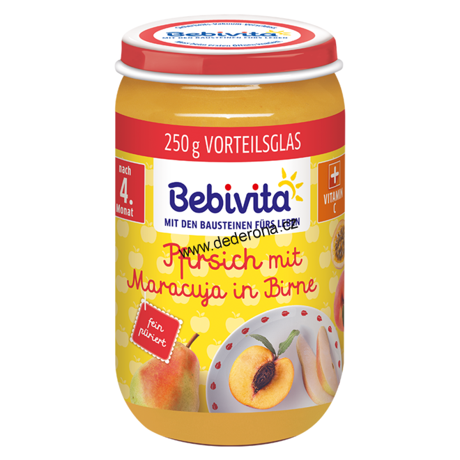 Bebivita - Ovocný příkrm 250g 4.měsíc - Německo!