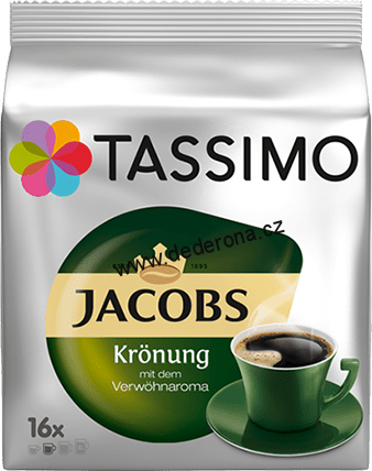 TASSIMO - JACOBS Krönung KAPSLE 16ks - Německo!