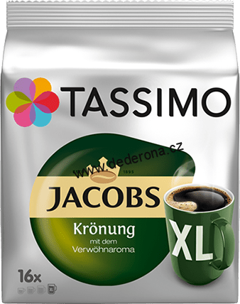 TASSIMO - JACOBS Krönung XL KAPSLE 16ks - Německo!
