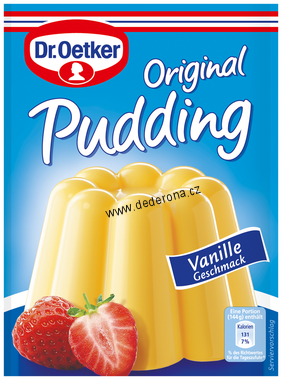 Dr.Oetker - Puding VANILKOVÝ 3ks/bal. - Německo!