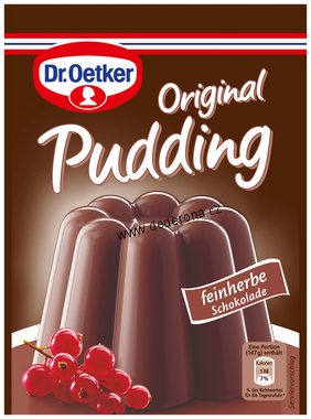 Dr.Oetker - Puding HOŘKÁ ČOKOLÁDA 3ks/bal. - Německo!