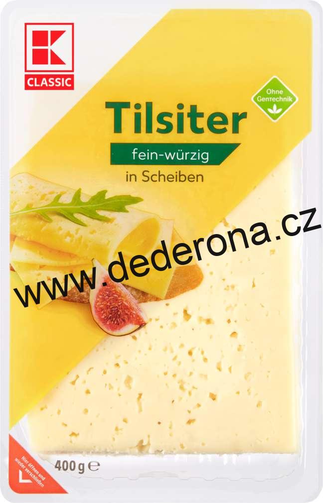 K-Classic - TILSITER plátkový sýr 400g - Německo!