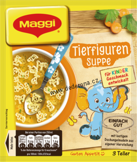 Maggi - Instantní polévka 55g ZVÍŘÁTKA - Německo!