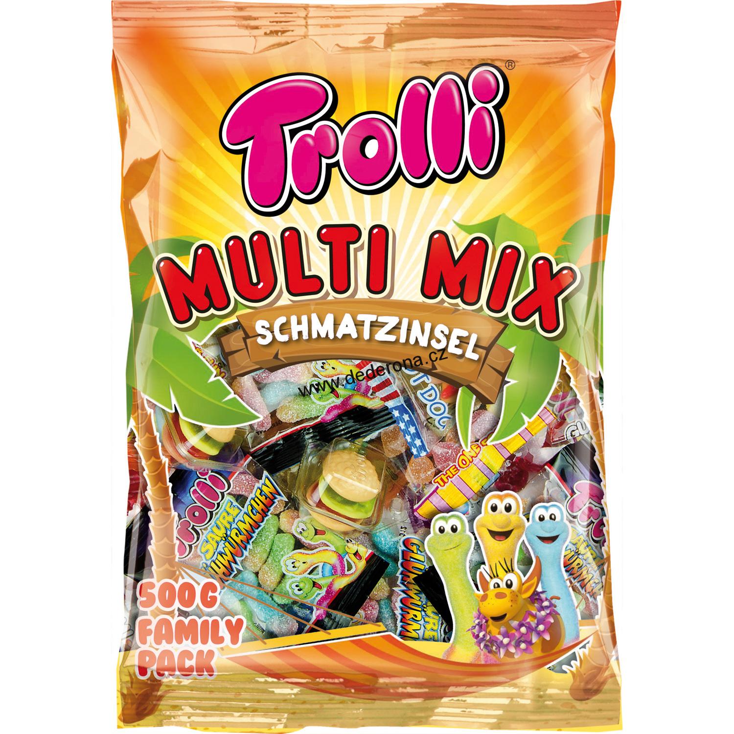 Trolli bonbóny v MINI sáčcích MULTI MIX 400g - Německo!