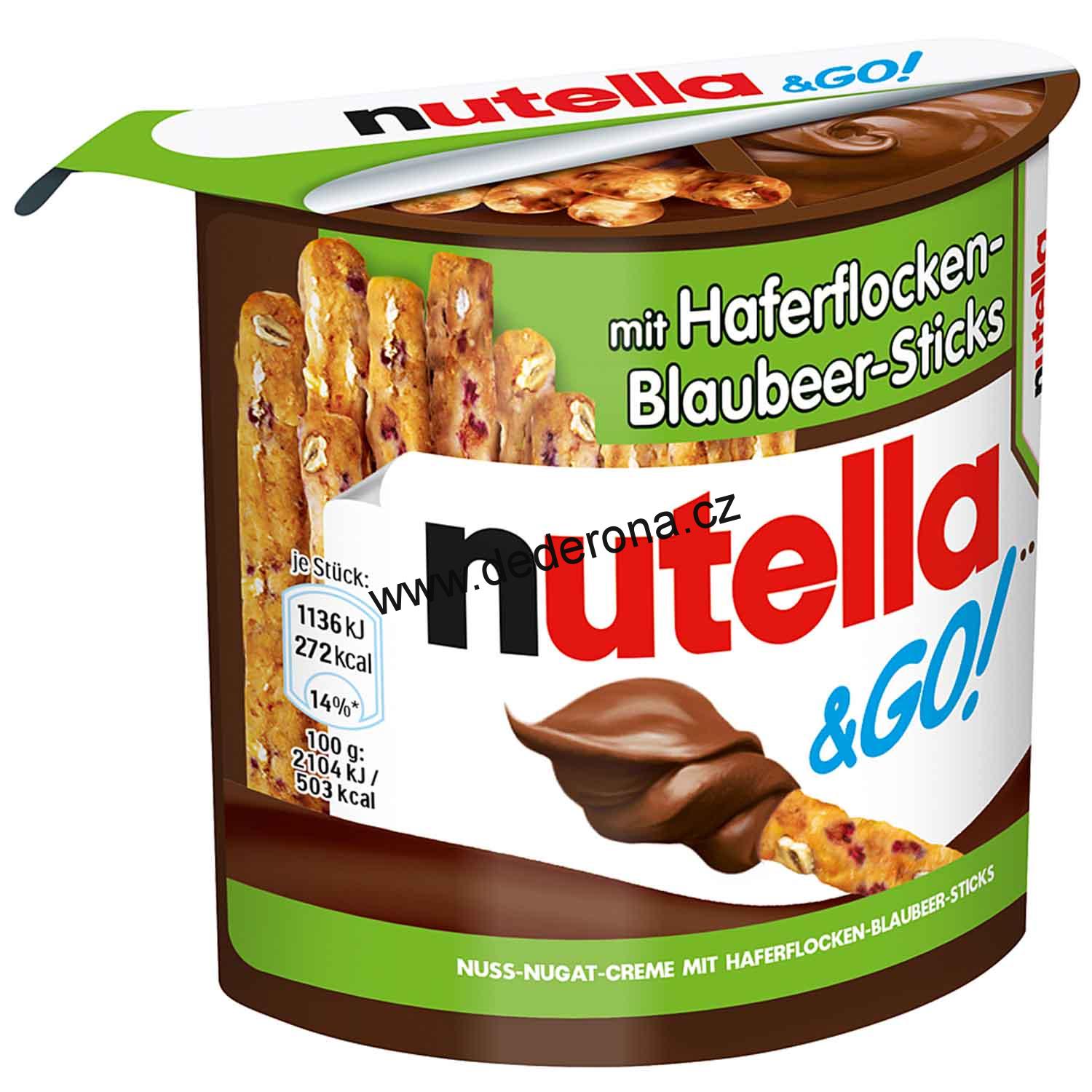 Nutella & GO! Ovesné vločky + borůvky 54g - Německo!