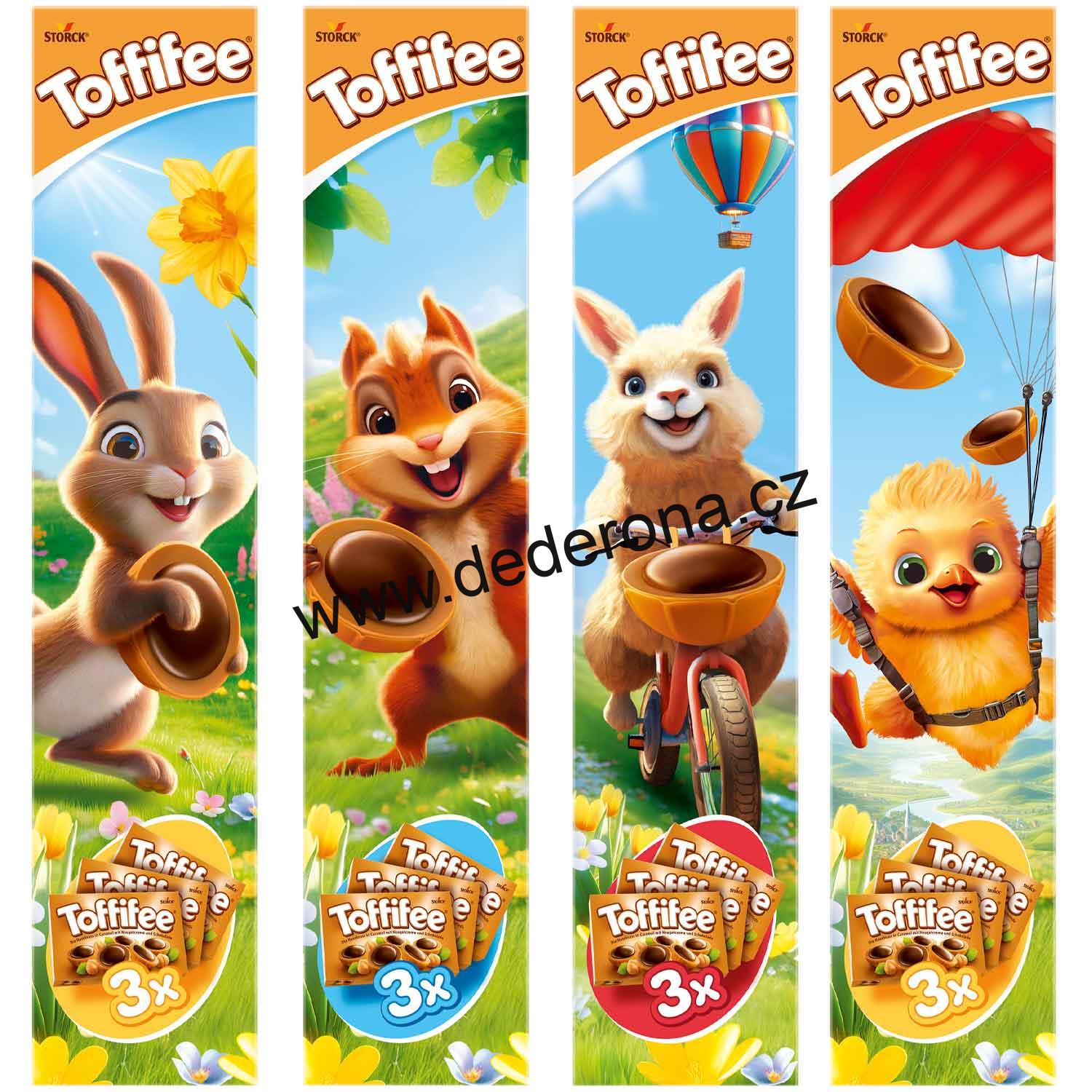 Toffifee - VESELÉ VELIKONOCE pralinky 375g - Německo!