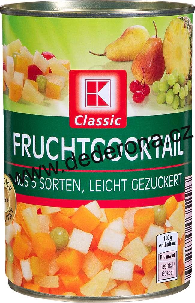 K-Classic - OVOCNÝ KOKTEJL 5 druhů ovoce 410g - Německo!