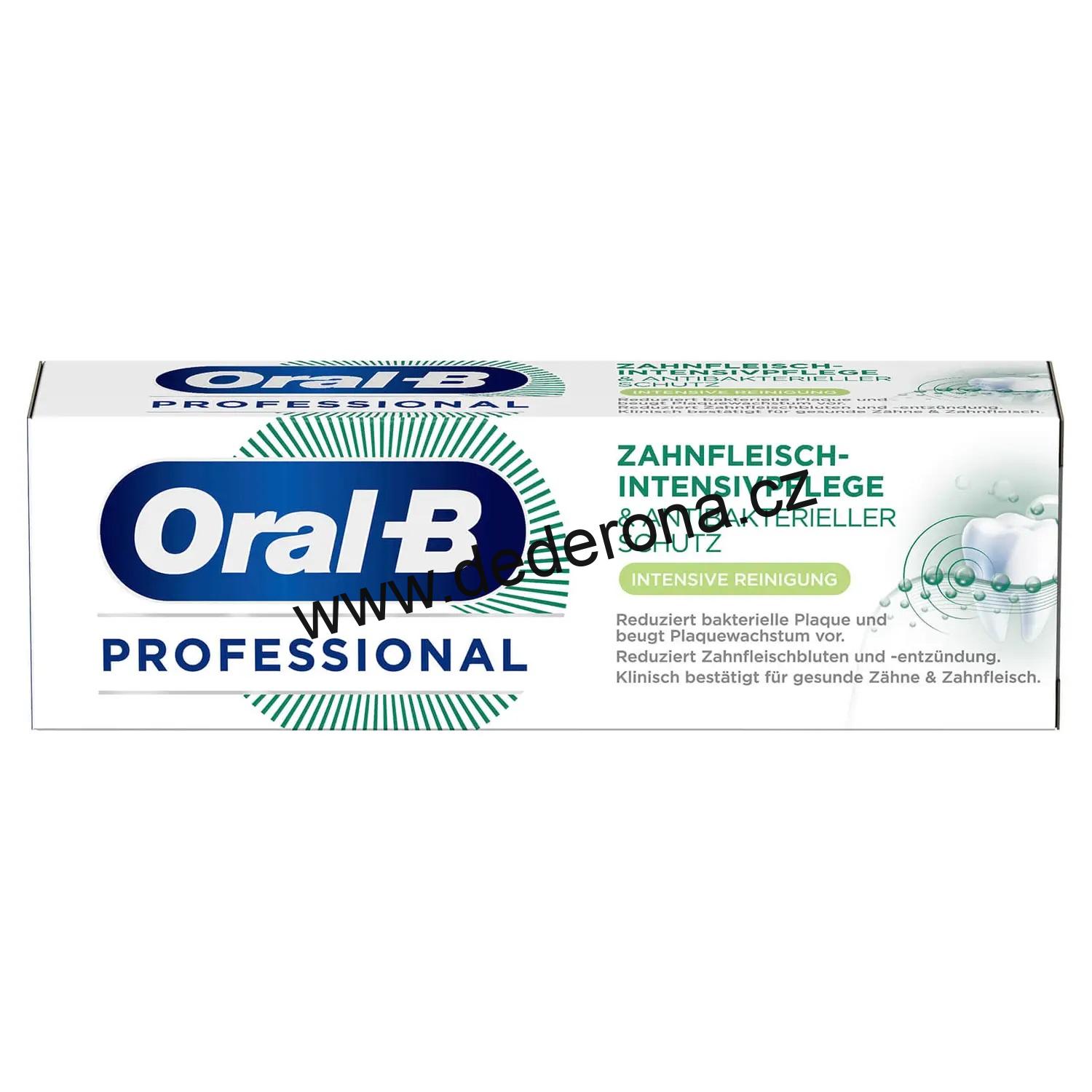 Oral-B - Zubní pasta PROFESSIONAL INTENZIVNÍ ČIŠTĚNÍ 75ml - Německo!
