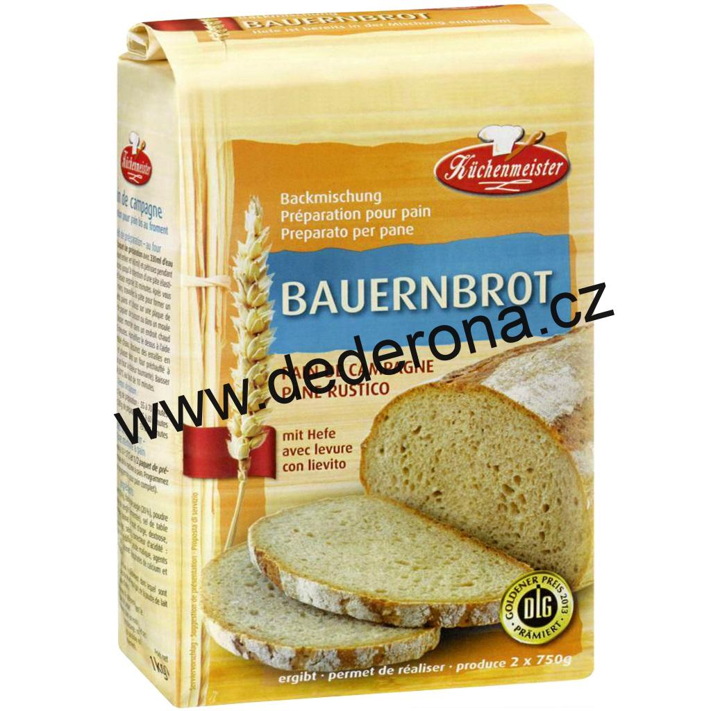 Küchenmeister - FARMÁŘSKÝ CHLÉB směs na pečení chleba 1kg - Německo!