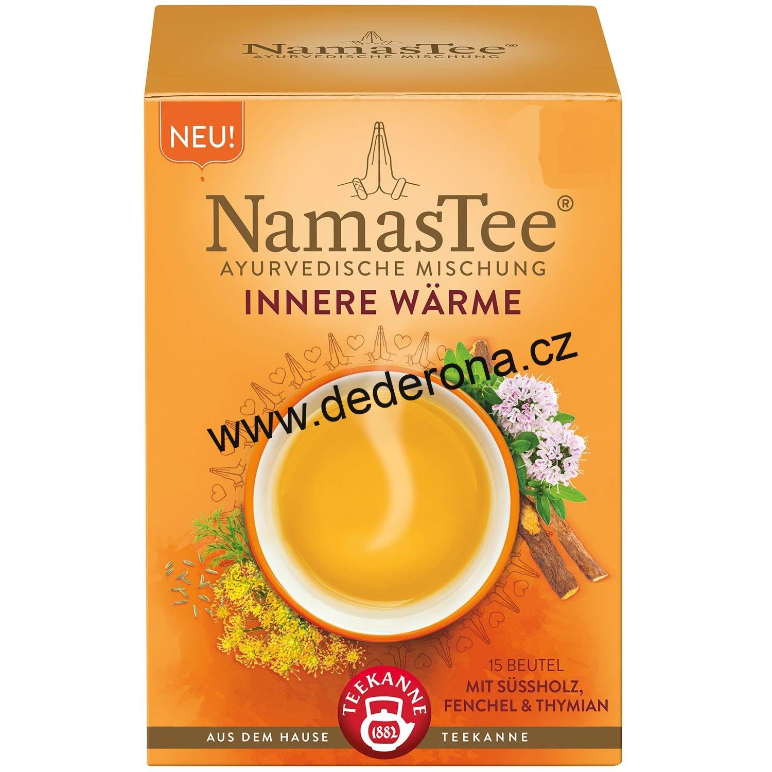 TEEKANNE  - NamasTee bylinkový čaj  INNERE WÄRME - Německo!