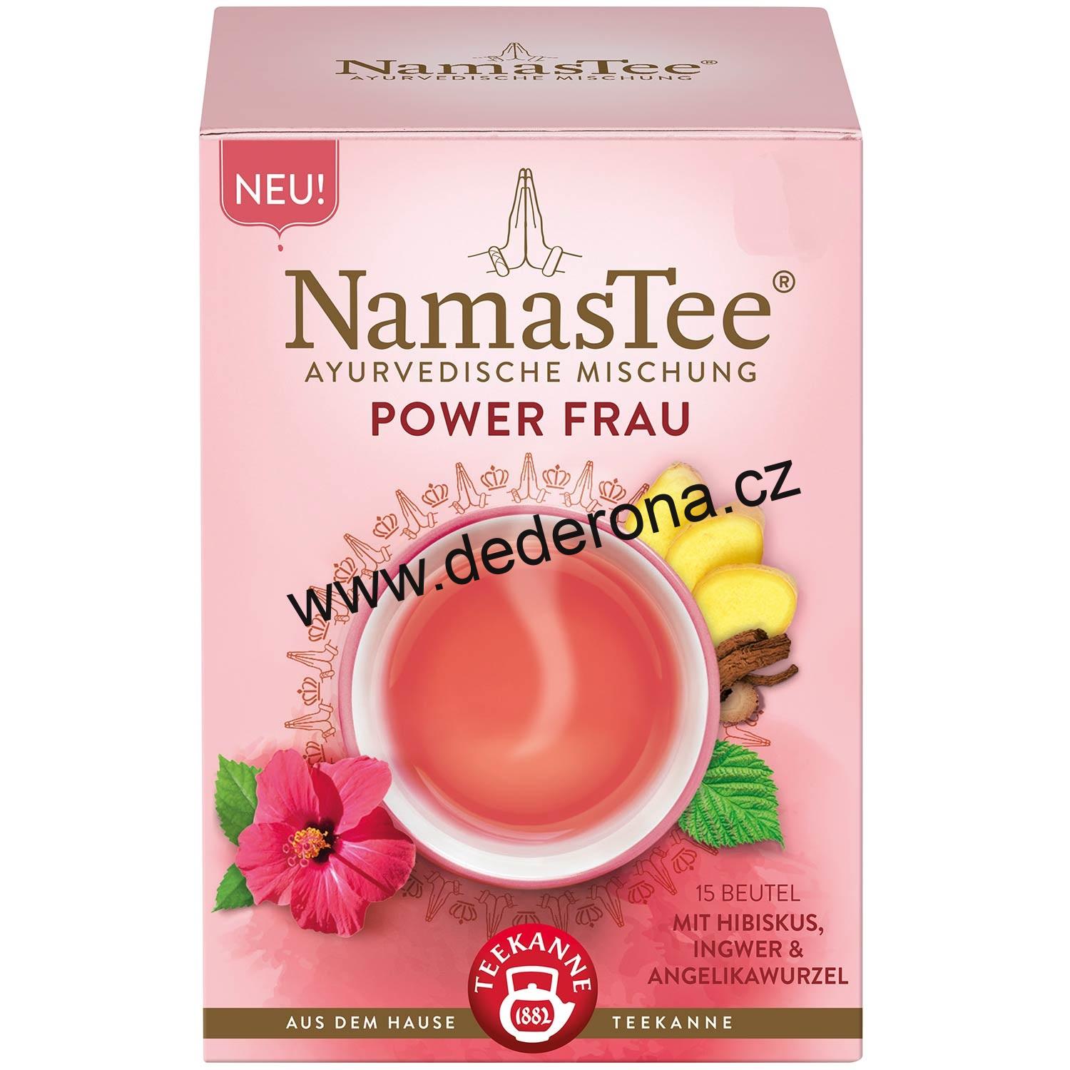 TEEKANNE - NamasTee bylinkový čaj POWER FRAU - Německo!