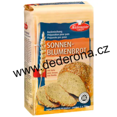 Küchenmeister - SLUNEČNICOVÝ CHLÉB směs na pečení chleba 500g - Německo!