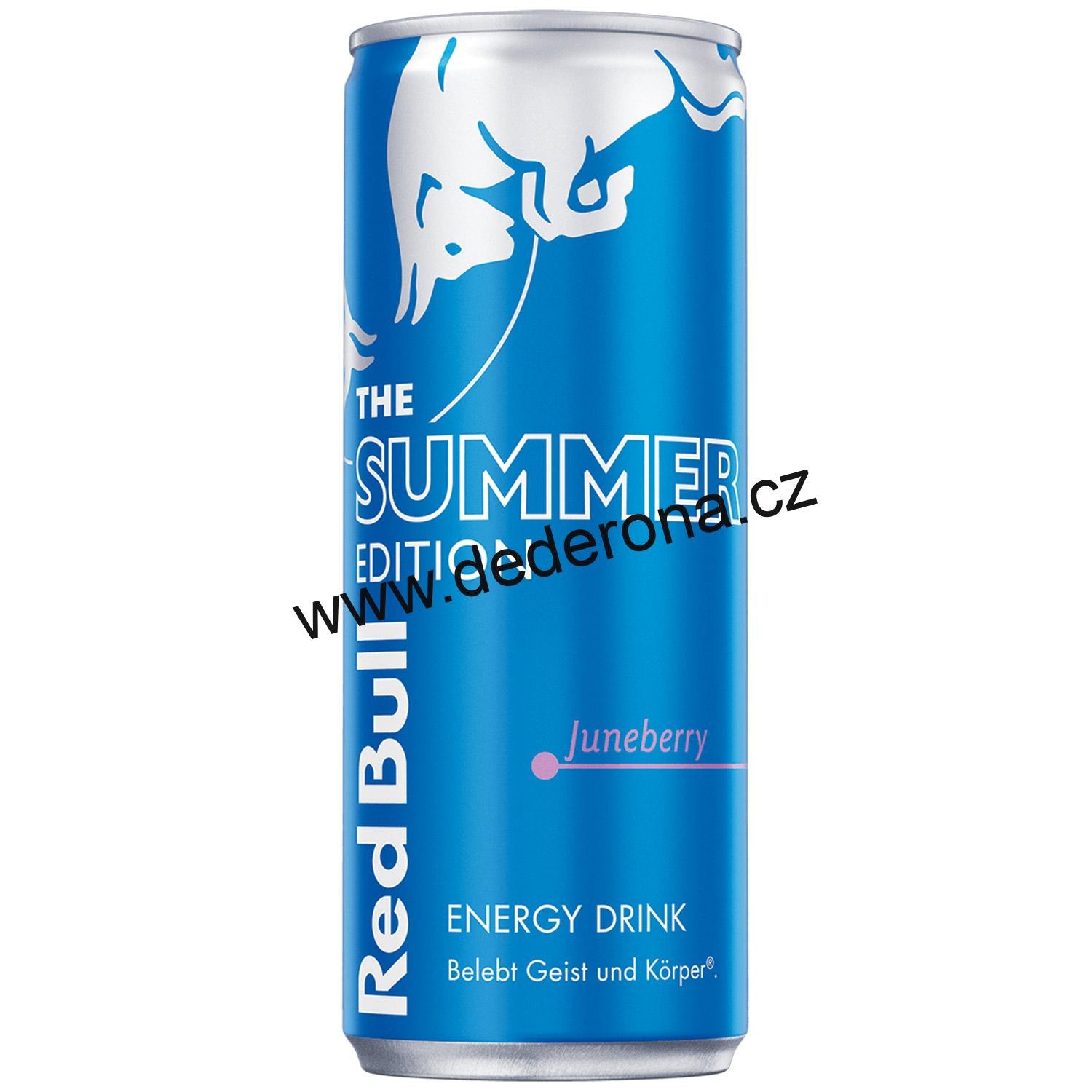 Red Bull - Energetický nápoj JUNEBERRY 250ml - Německo!