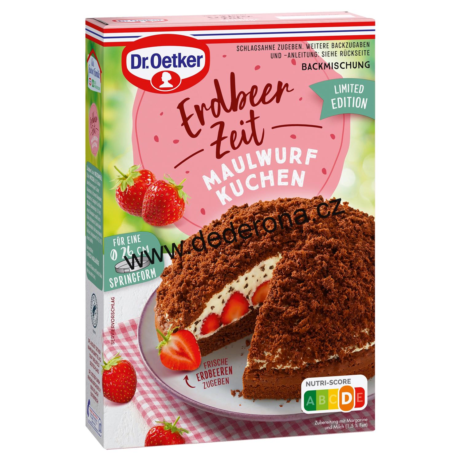 Dr.Oetker - KRTKŮV DORT JAHODOVÁ SEZÓNA 345g - Německo!