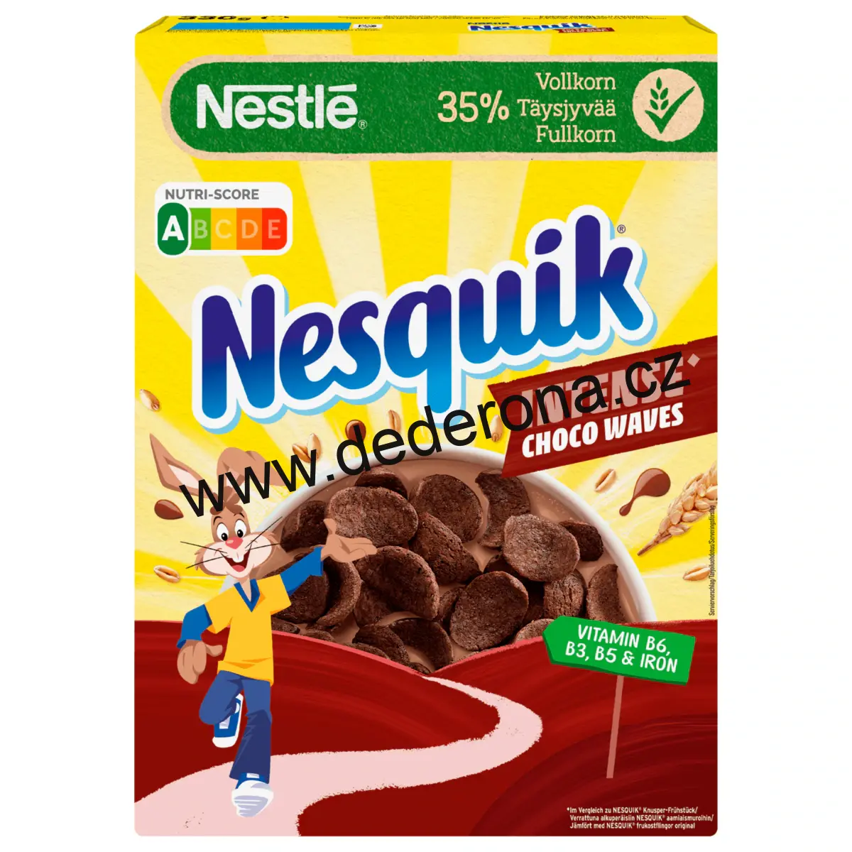 Nestlé Nesquik - Cereální lupínky CHOCO 330g - NĚMECKO!