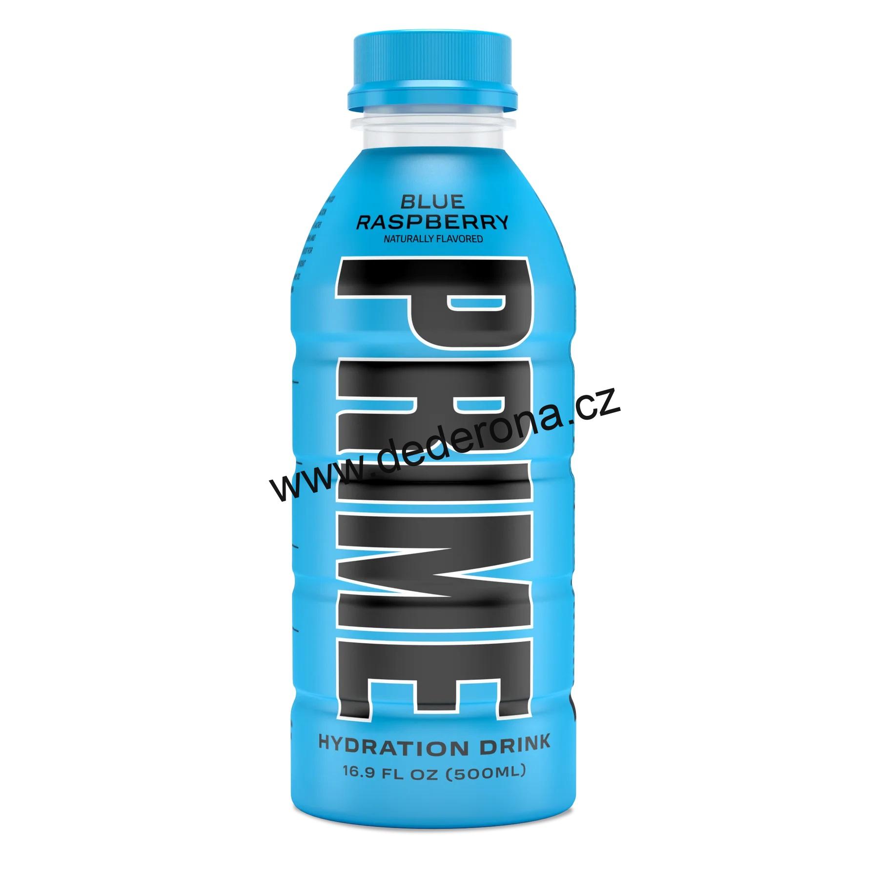 PRIME - HYDRATAČNÍ NÁPOJ MODRÁ MALINA 500ml - Německo!