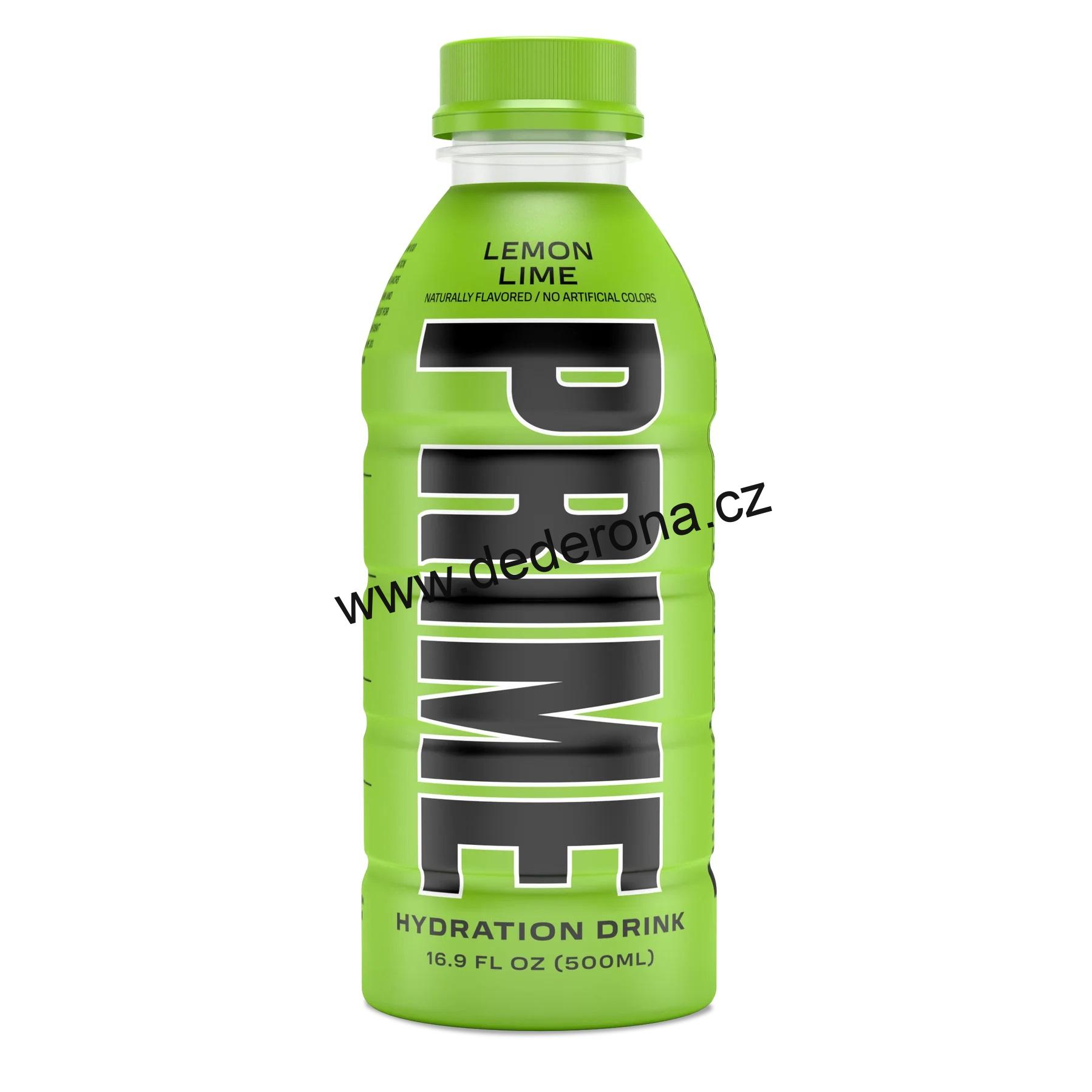 PRIME - HYDRATAČNÍ NÁPOJ CITRON a LIMETKA 500ml - Německo!