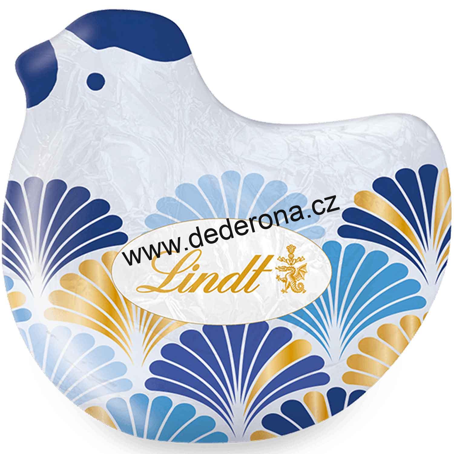 Lindt - VELIKONOČNÍ SLEPIČKA DEKOR MODRÁ 35g - Německo!