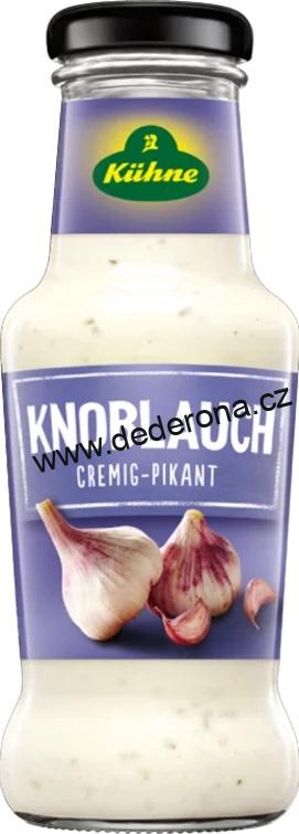 Kühne - Grilovací omáčka ČESNEKOVÁ krémová-pikantní 250ml - Německo!