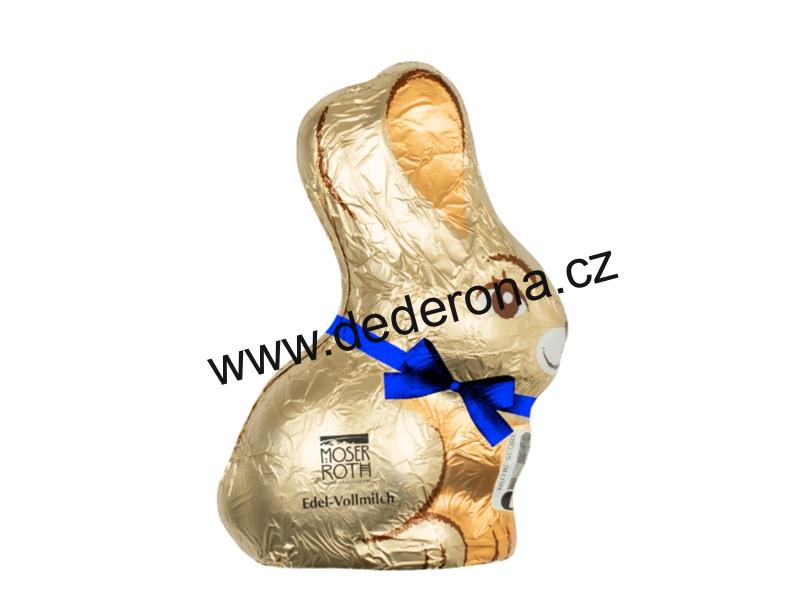 MOSER ROTH - VELIKONOČNÍ ZAJÍČEK MLÉČNÁ čokoláda 50g - Německo!
