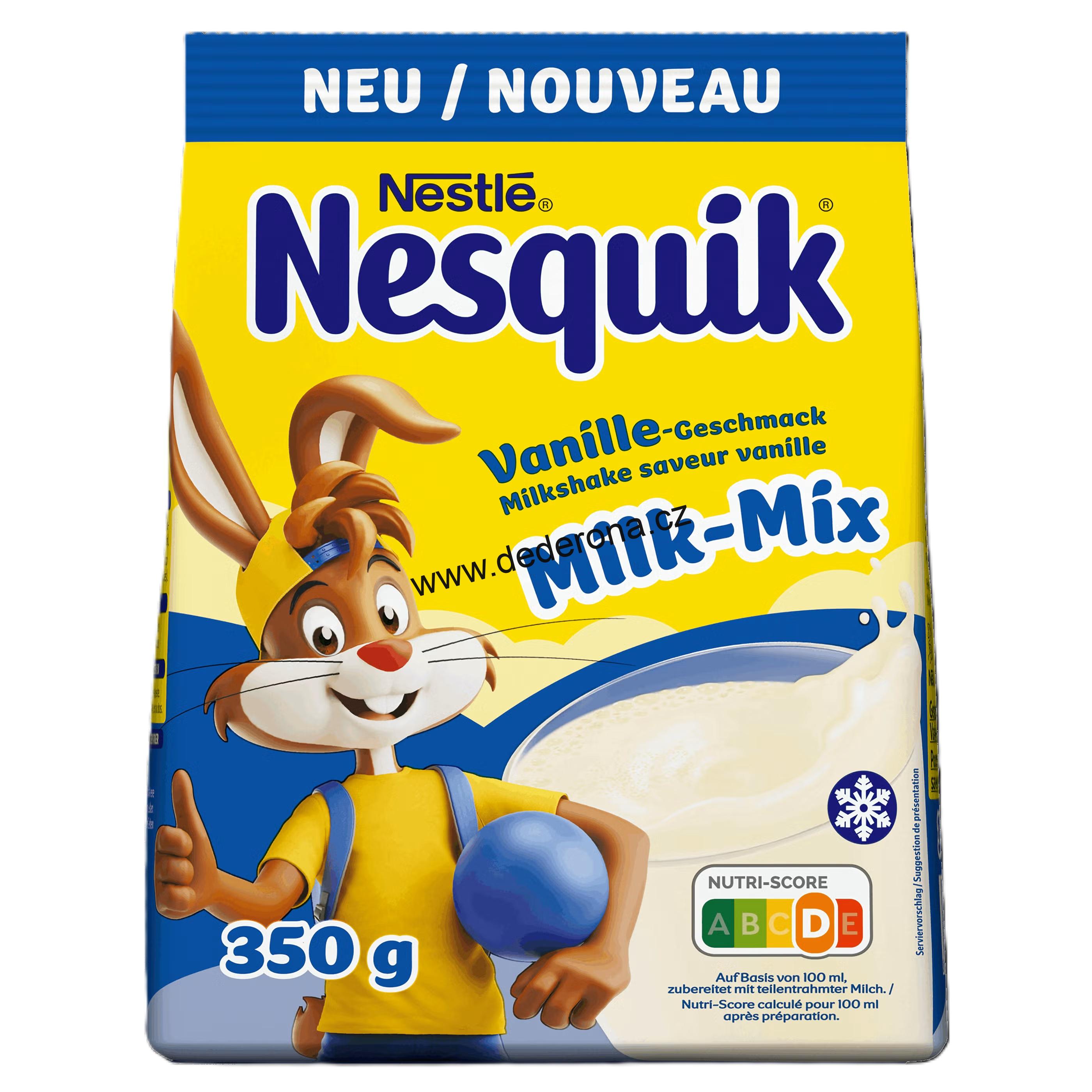 Nestlé Nesquik - ROZPUSTNÝ MLÉČNÝ NÁPOJ VANILKA 350g - Německo!
