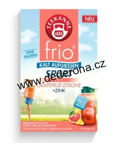 TEEKANNE Frio - Ovocný LEDOVÝ čaj SPORT GRAPEFRUIT a CITRON + ZINEK - Německo!