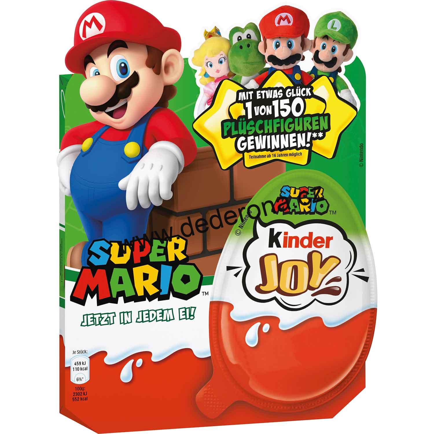 KINDER - JOY vajíčka s překvapením "SUPER MARIO" 4ks/bal. - Německo!