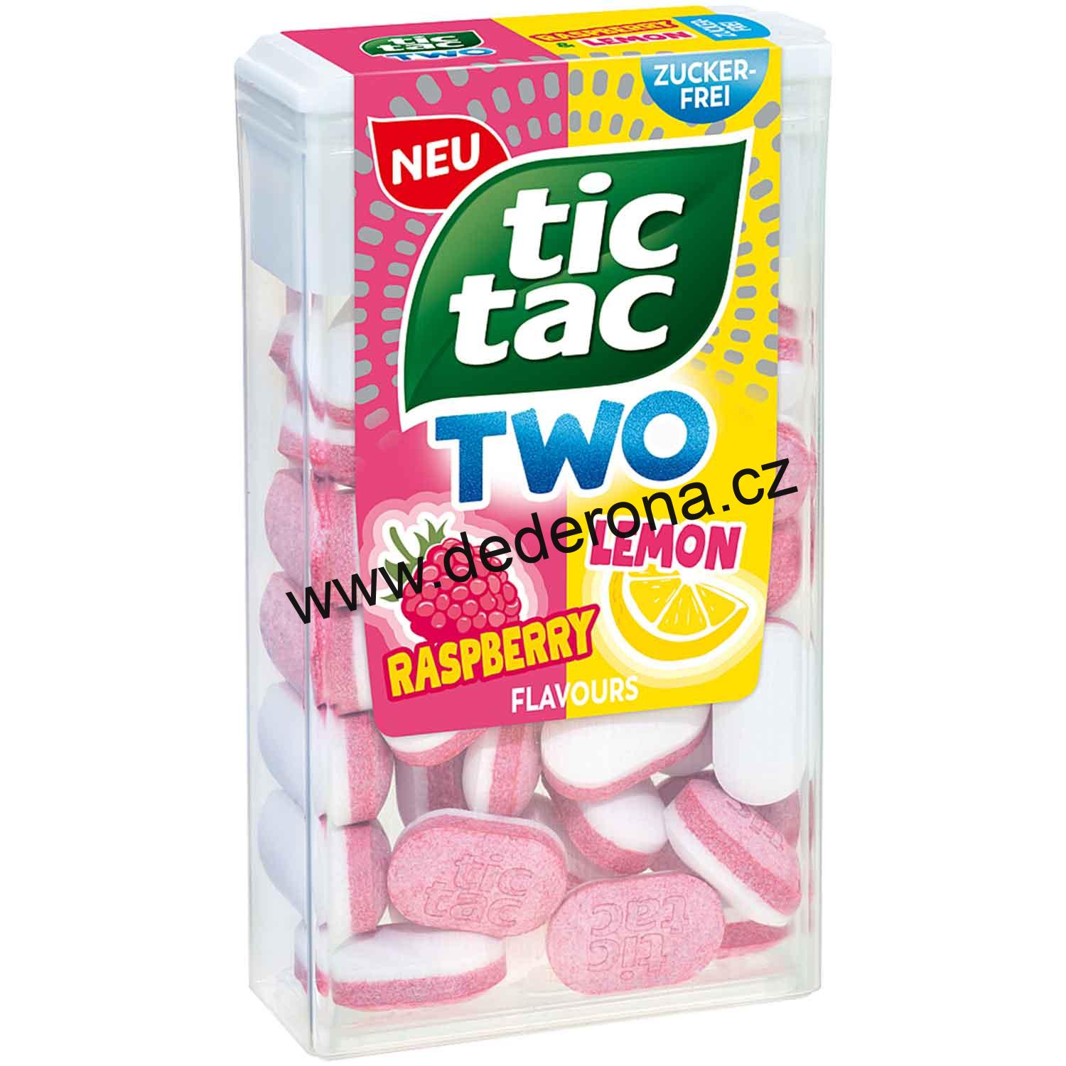 Tic tac - Dražé MALINA & CITRON 38,5g - Německo!