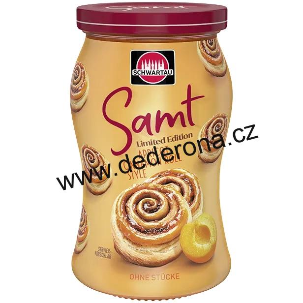 Schwartau - Samt džem MERUŇKOVO-SKOŘICOVÁ ROLKA 270g - Německo!