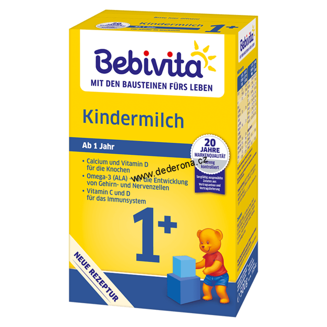 Bebivita 1 - Pokračovací DĚTSKÉ mléko 500g od 12.měs. - Německo!